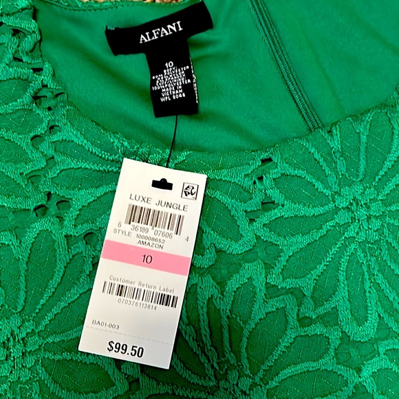 NWT Alfani Size 8 Green - Picture 6 of 9